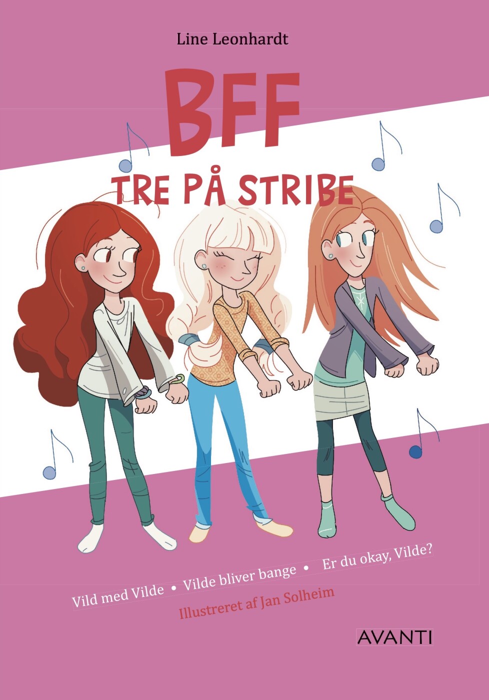 Bff - Tre På Stribe - Line Leonhardt - Bog