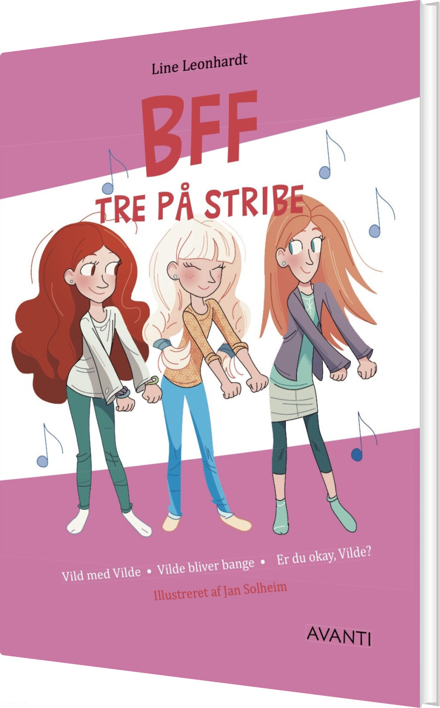 Bff - Tre På Stribe - Line Leonhardt - Bog