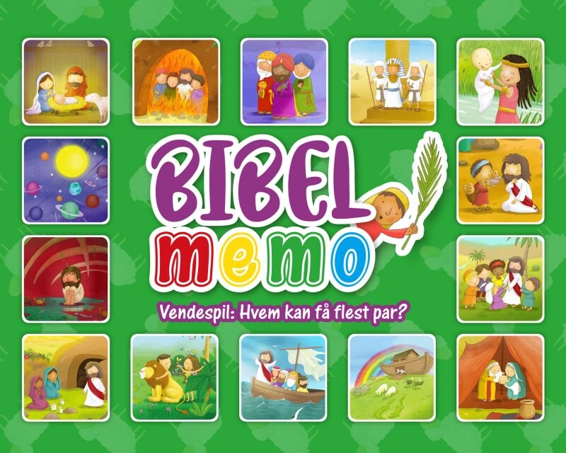 Bibel Memo - Vendespil Til Børn