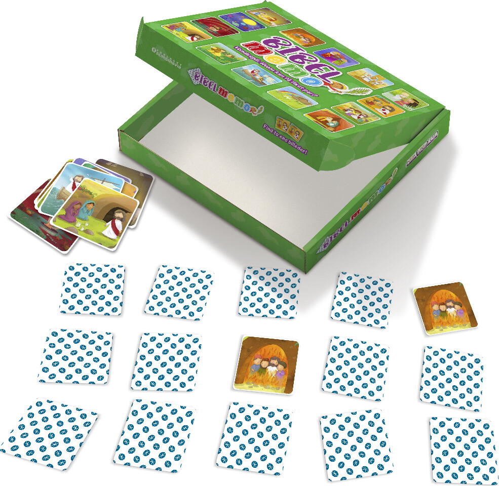 Bibel Memo - Vendespil Til Børn