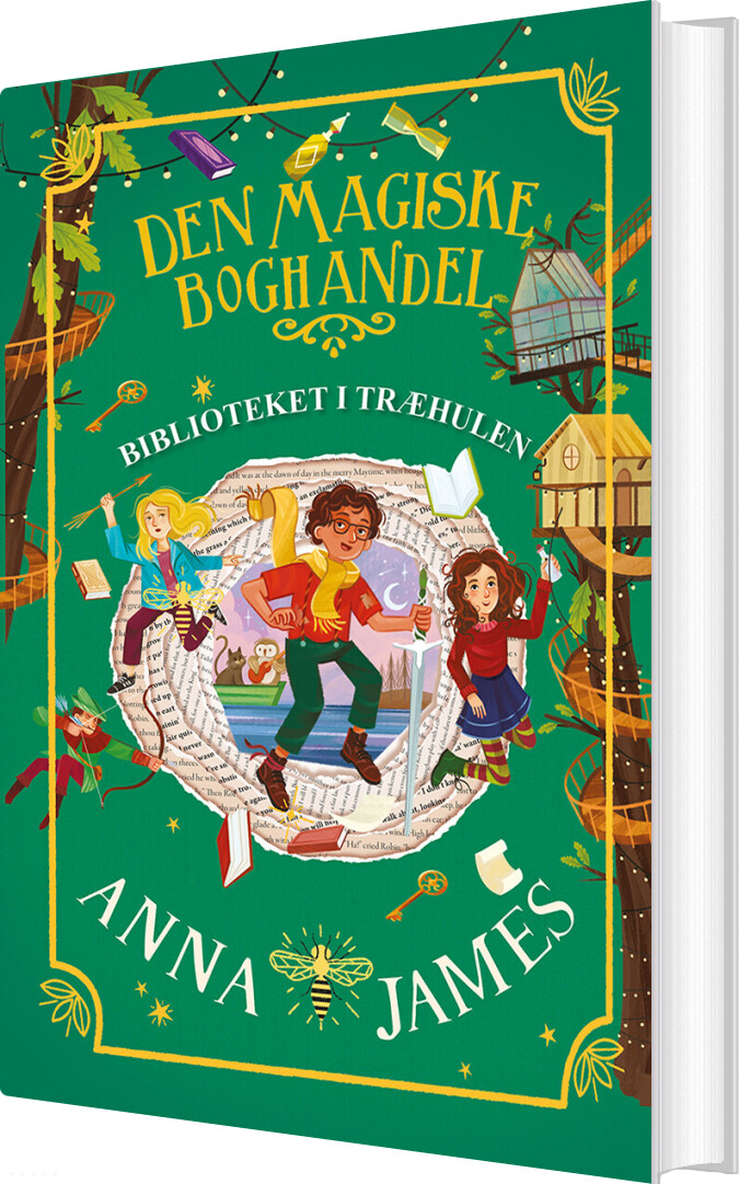 Billede af Biblioteket I Træhulen - Anna James - Bog