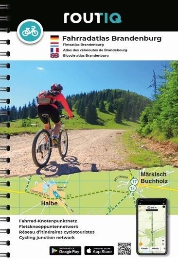 Billede af Bicycle Atlas Brandenburg - Routiq - English Book