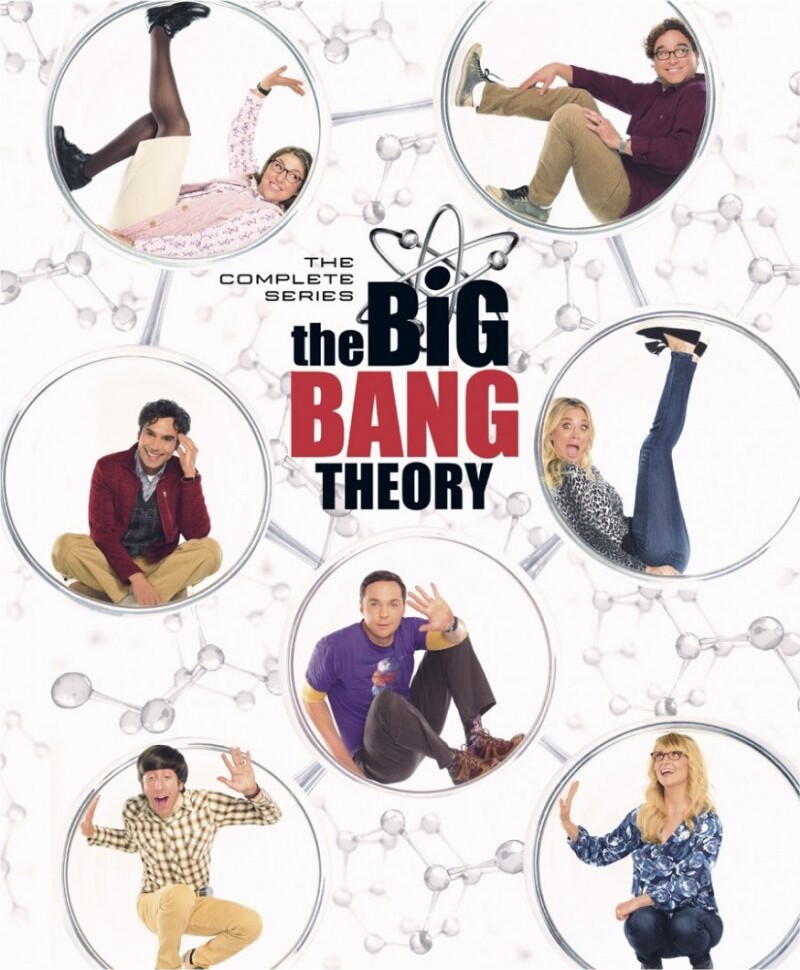 The Big Bang Theory - Sæson 1-12 - Box-set - DVD - Tv-serie