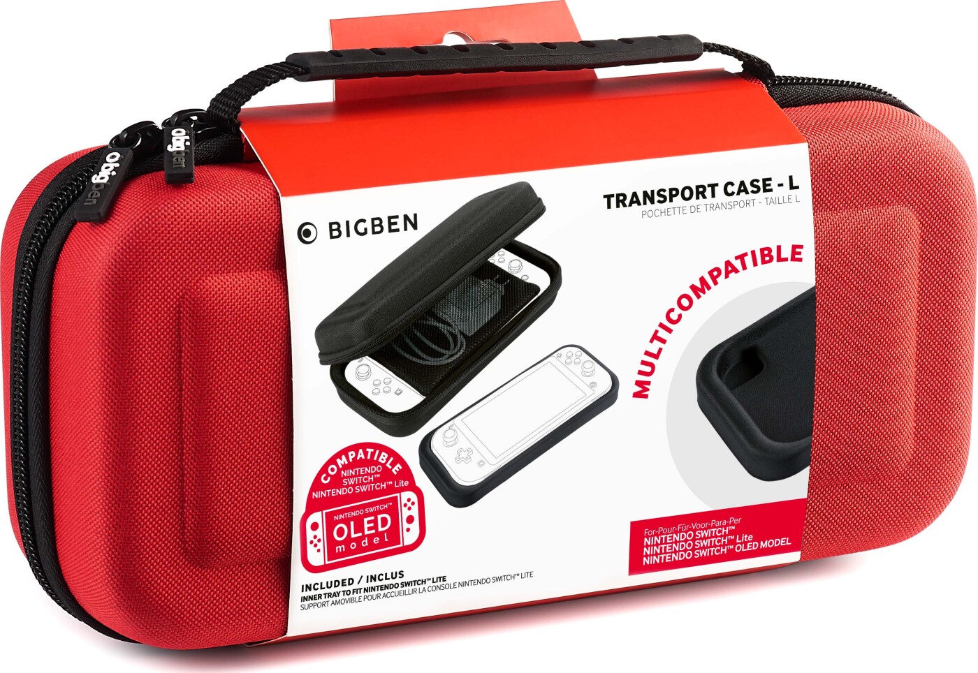 Bigben Bag Classic Xl Red Switch Lite/switch Oled