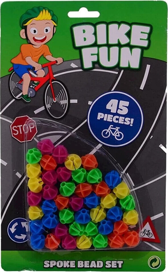 Bike Fun - Spokebeads Til Børnecyklen - 45 Stk
