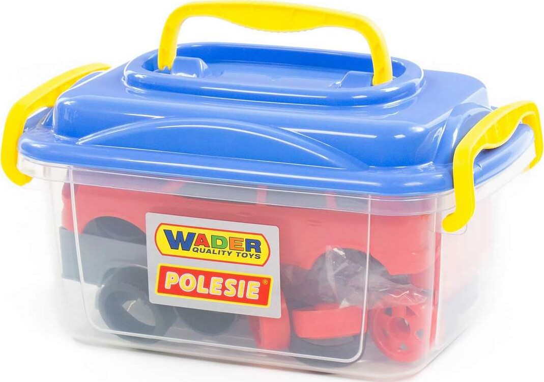 Polesie - Legetøjsbil Med Trailer - Assorteret