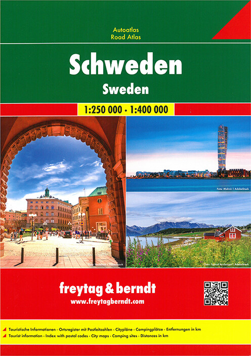 Freytag & Berndt - Schweden Autoatlas - English book