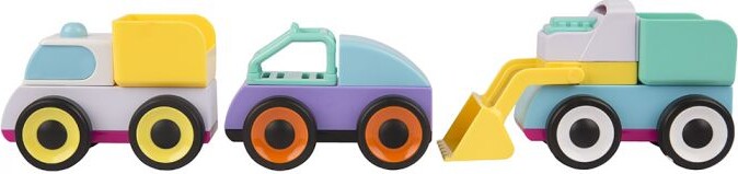 Playgro Køretøjer - Build and Drive Mix n Match Vehicles