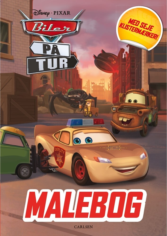 Biler Malebog - 6 Stk - Bog