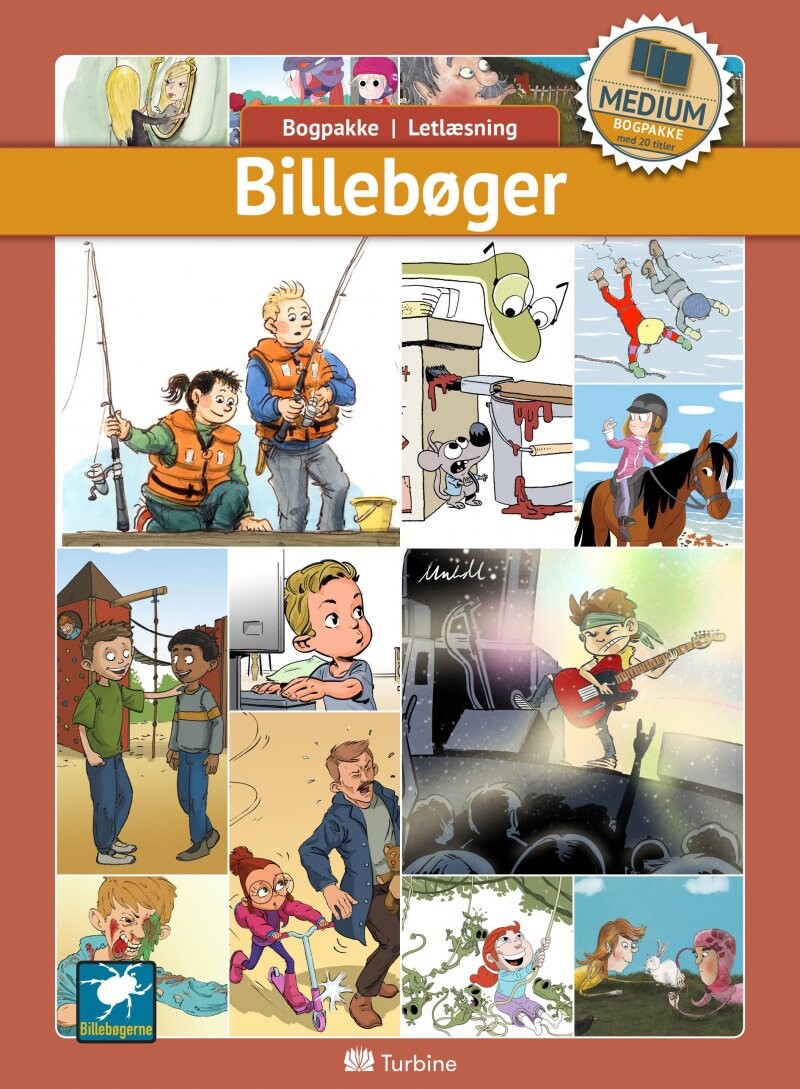 Billebøger - Medium 20 Bøger - Bogpakke - Bog