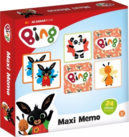 Vendespil Maxi - 24 Billedekort - Bing Kanin