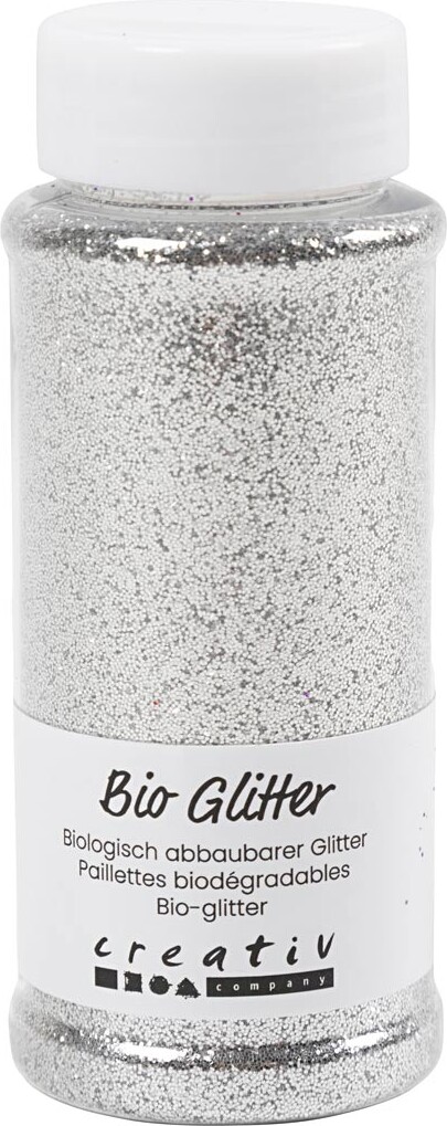 Bio-glitter - Sølv - 140 Ml