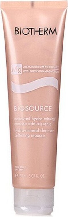 Biotherm Cleansing Mousse - Biosource Tør Hud 150 Ml.