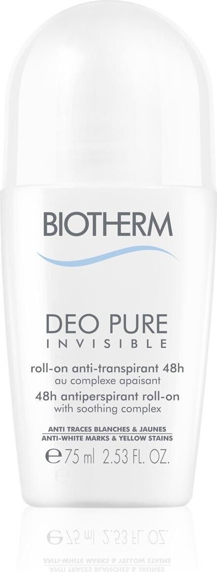 Billede af Biotherm - Deo Pure Invisible 48h Antiperspirant Roll-on 75 Ml
