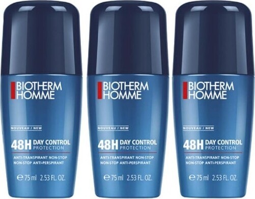 Biotherm - Homme Travel Trio Day Control Deodorant Anti-perspirant Roll-on 3 X 75 Ml
