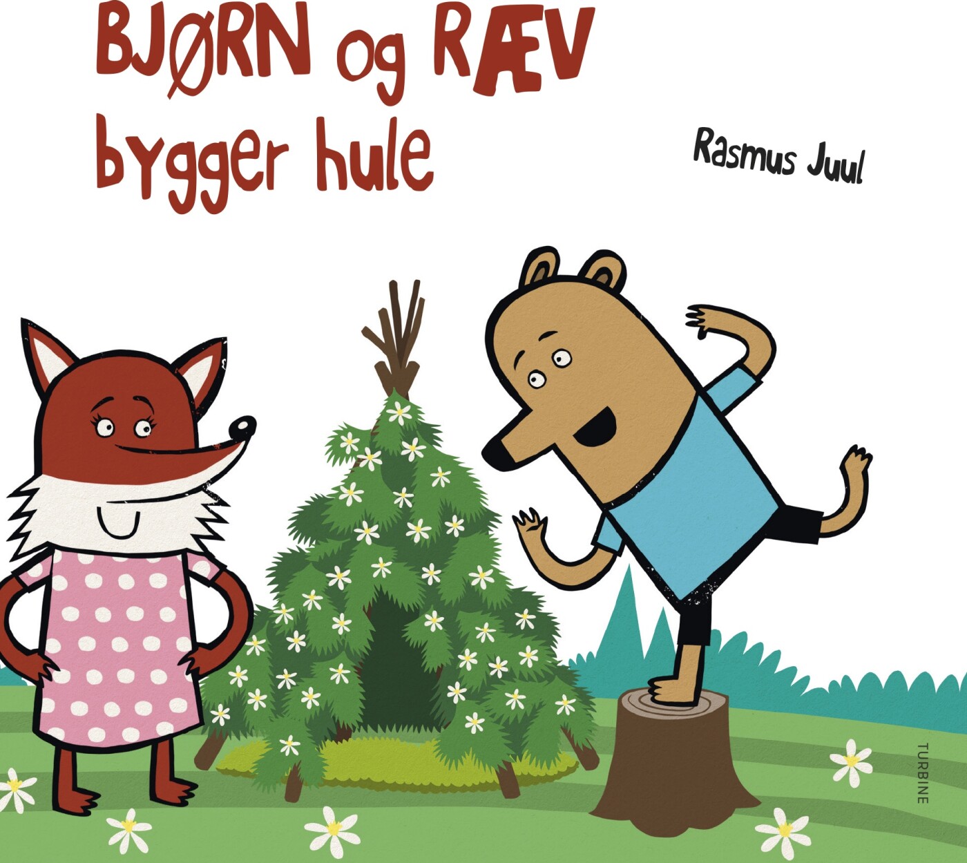Billede af Bjørn Og Ræv Bygger Hule - Rasmus Juul - Bog