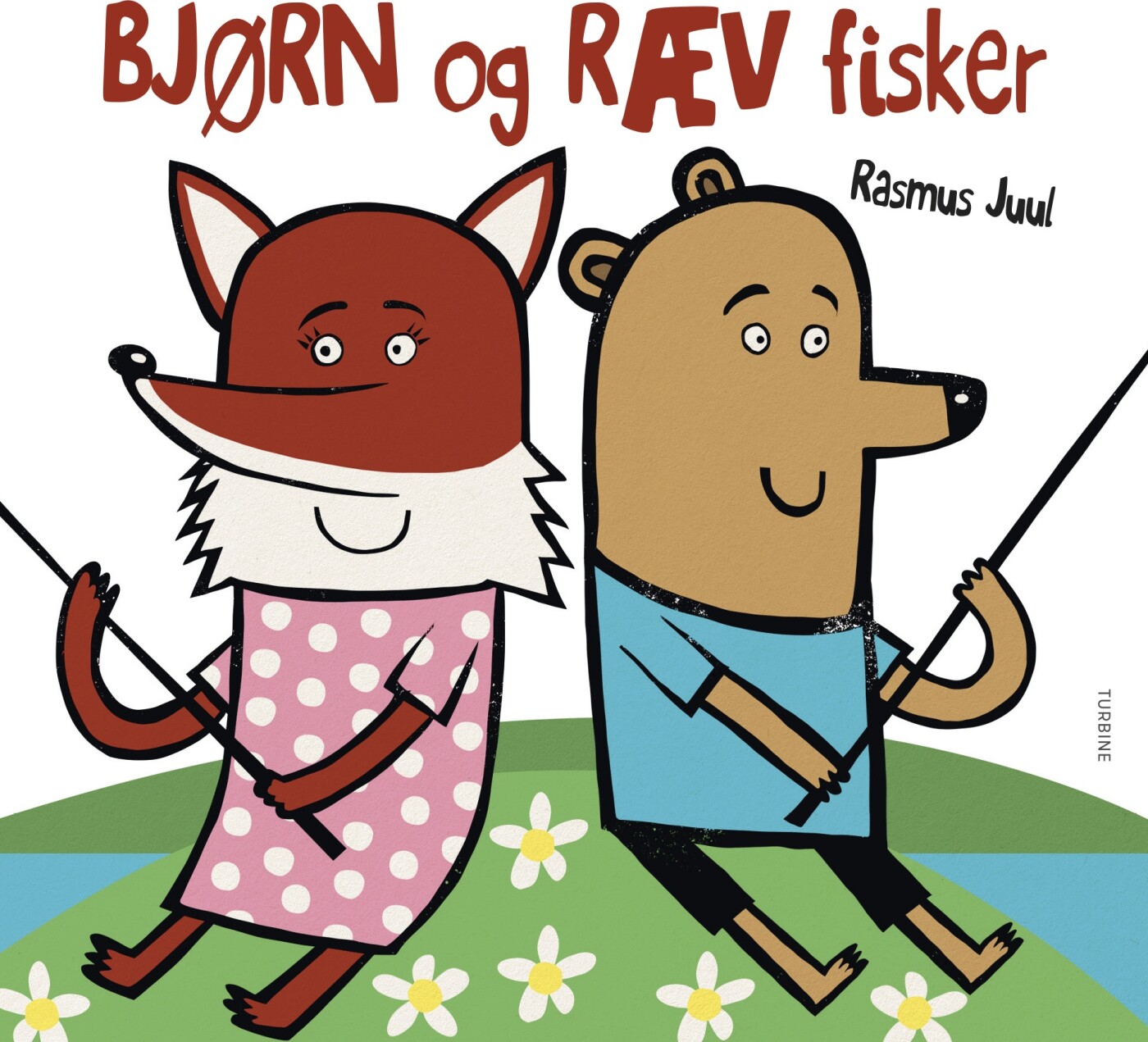 Billede af Bjørn Og Ræv Fisker - Rasmus Juul - Bog