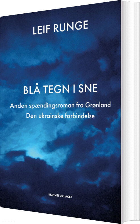 Billede af Blå Tegn I Sne - Leif Runge - Bog