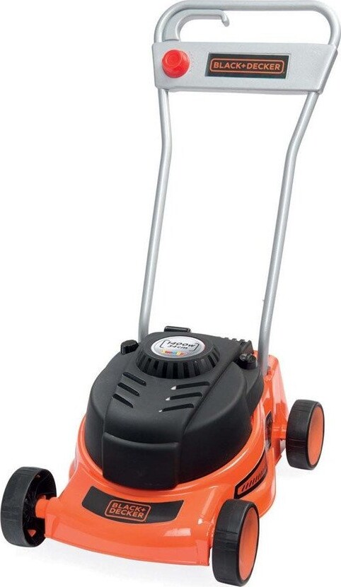 Smoby - Legetøjs Plæneklipper - Black And Decker - 54 Cm