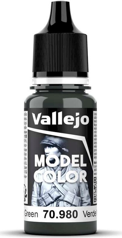 Vallejo - Model Color - Black Green Mat - 17-18 Ml - 70980