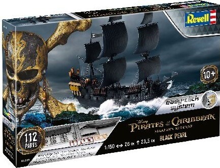 Billede af Revell - Pirates Of The Caribbean - Black Pearl Skib Byggesæt - 1:150 - Easy Click - 05499 hos Gucca.dk