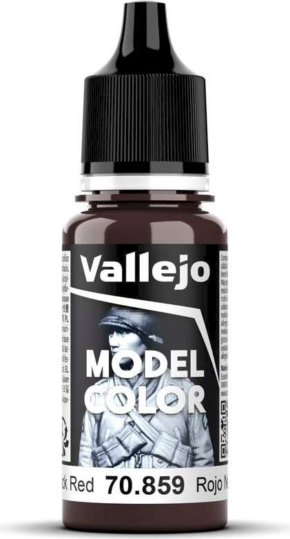 Vallejo - Model Color - Black Red Mat - 17-18 Ml - 70859