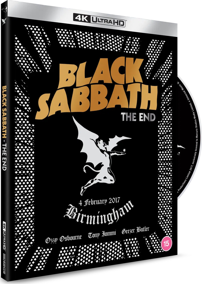 Black Sabbath The End - Live From The Genting Arena Birmingham 2017 - 4K Blu-Ray