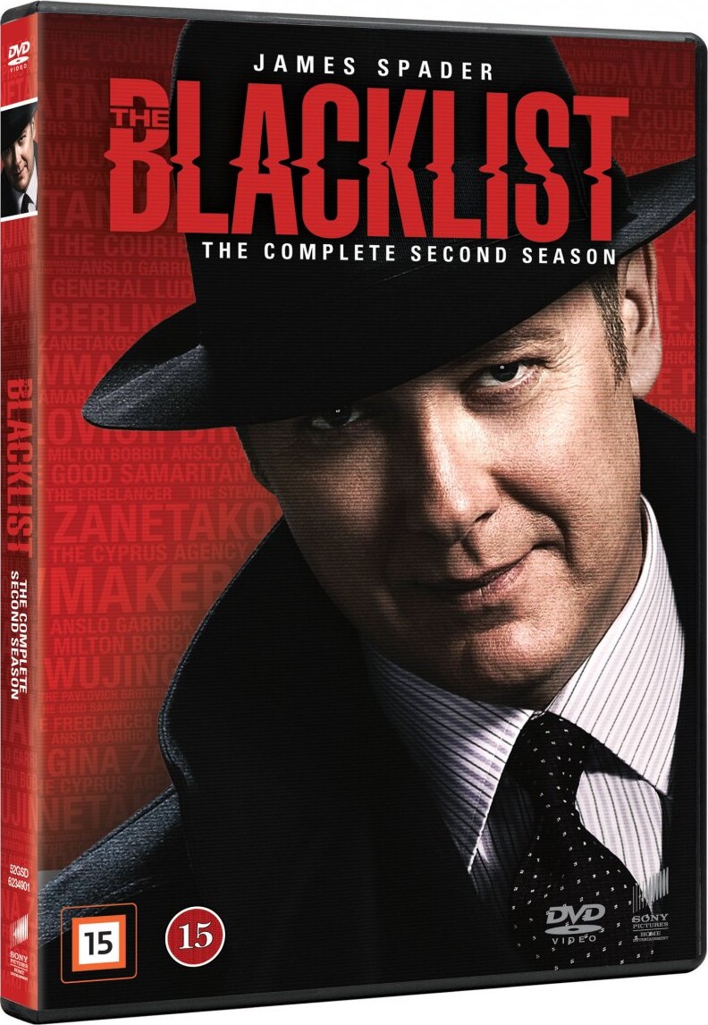 The Blacklist - Sæson 2 - DVD - Tv-serie