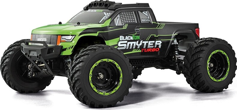 Blackzon - Smyter Mt Turbo Brushless Fjernstyret Monster Truck - 1:12 - Grøn