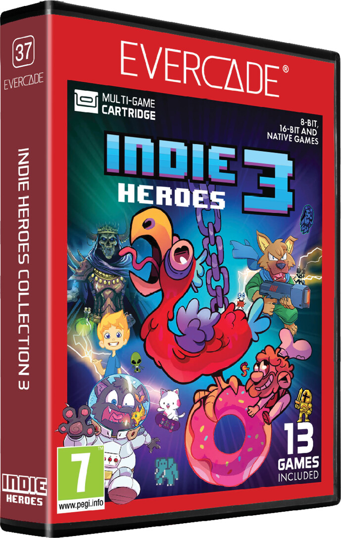 Blaze Evercade Indie Heroes Collection 3 - BLAZE TAB Plus