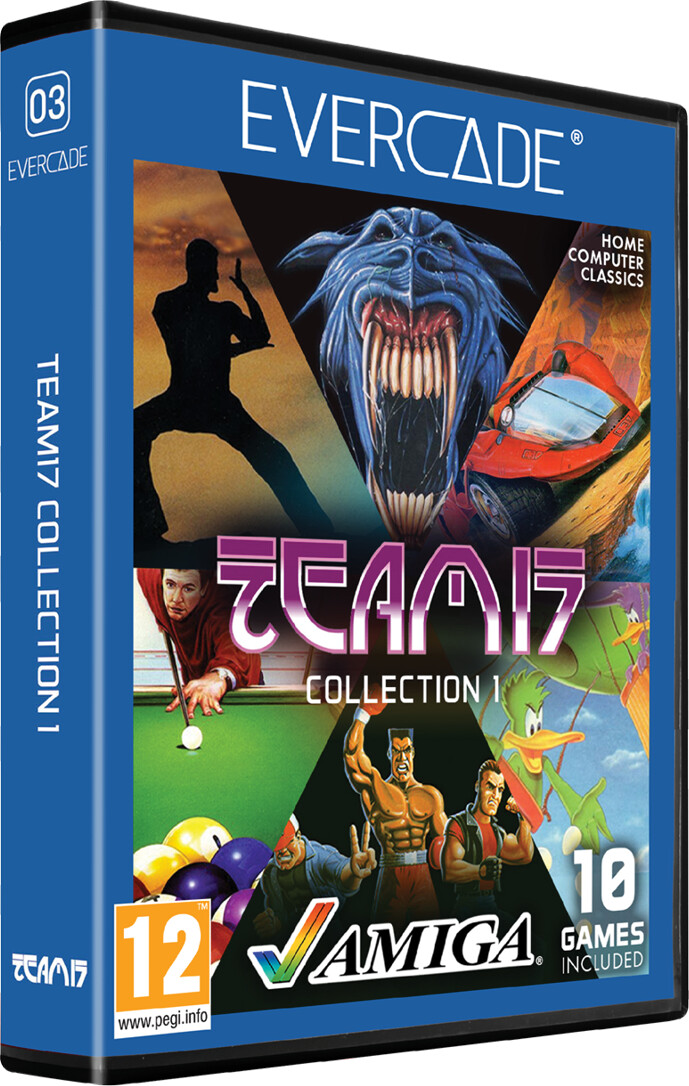 Blaze Evercade Team 17 Amiga Collection 1 - BLAZE TAB Plus