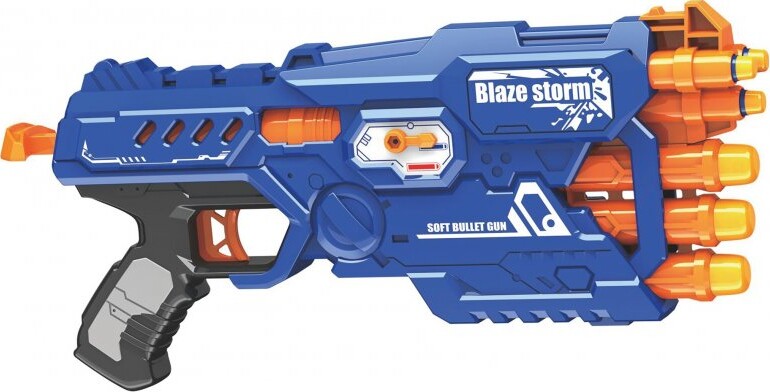 Billede af Blaze Storm - Pistol Med Bløde Patroner - Inkl. 2x5 Skud