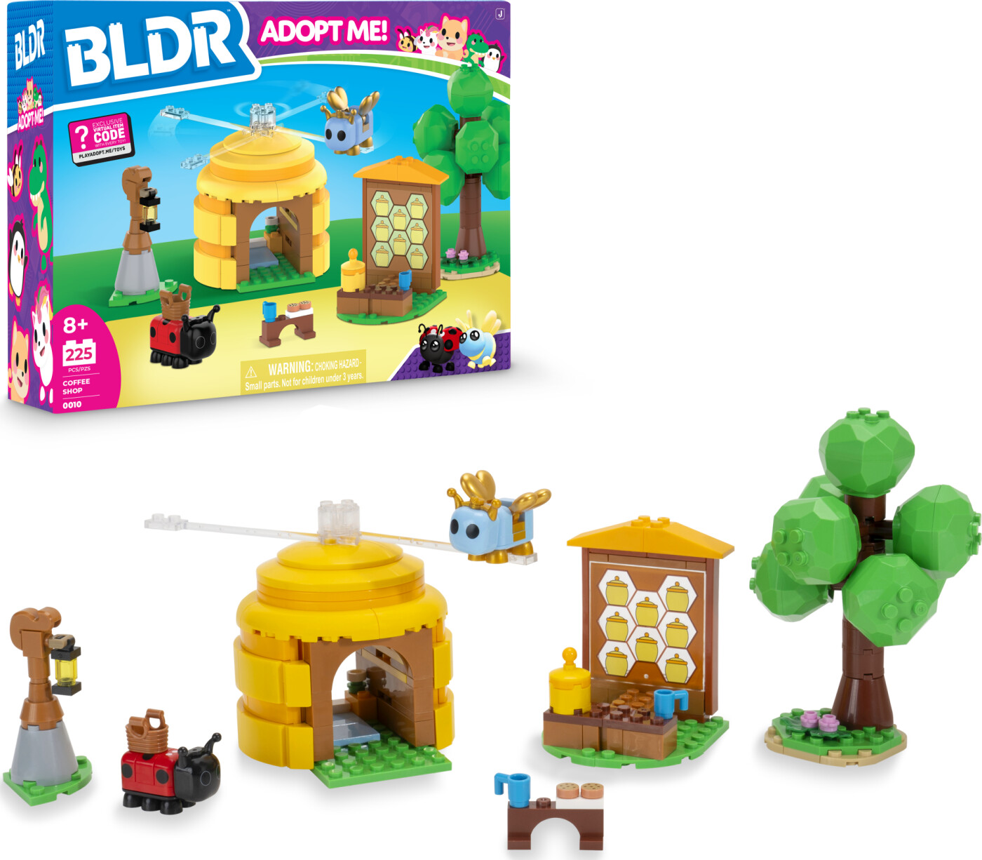 Bldr - Adopt Me! Kaffeshop Interiør Byggelegesæt