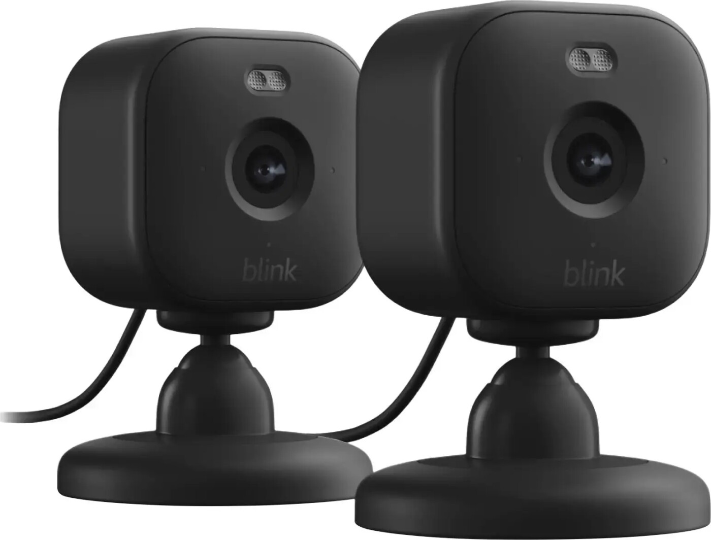 Blink - Mini 2 Smart Indoor Security Camera 2stk Sæt Sort