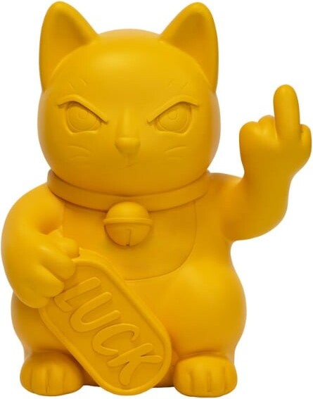 Blogo - Figur - Maneki - Gul - Large