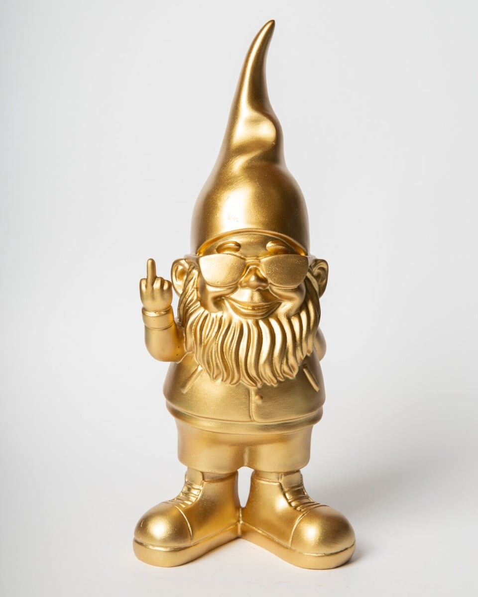 Blogo - Figur - Nano Finger - Guld - Medium