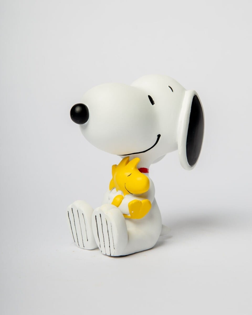 Blogo - Figur - Snoopy & Woodstock - Hvid - Small