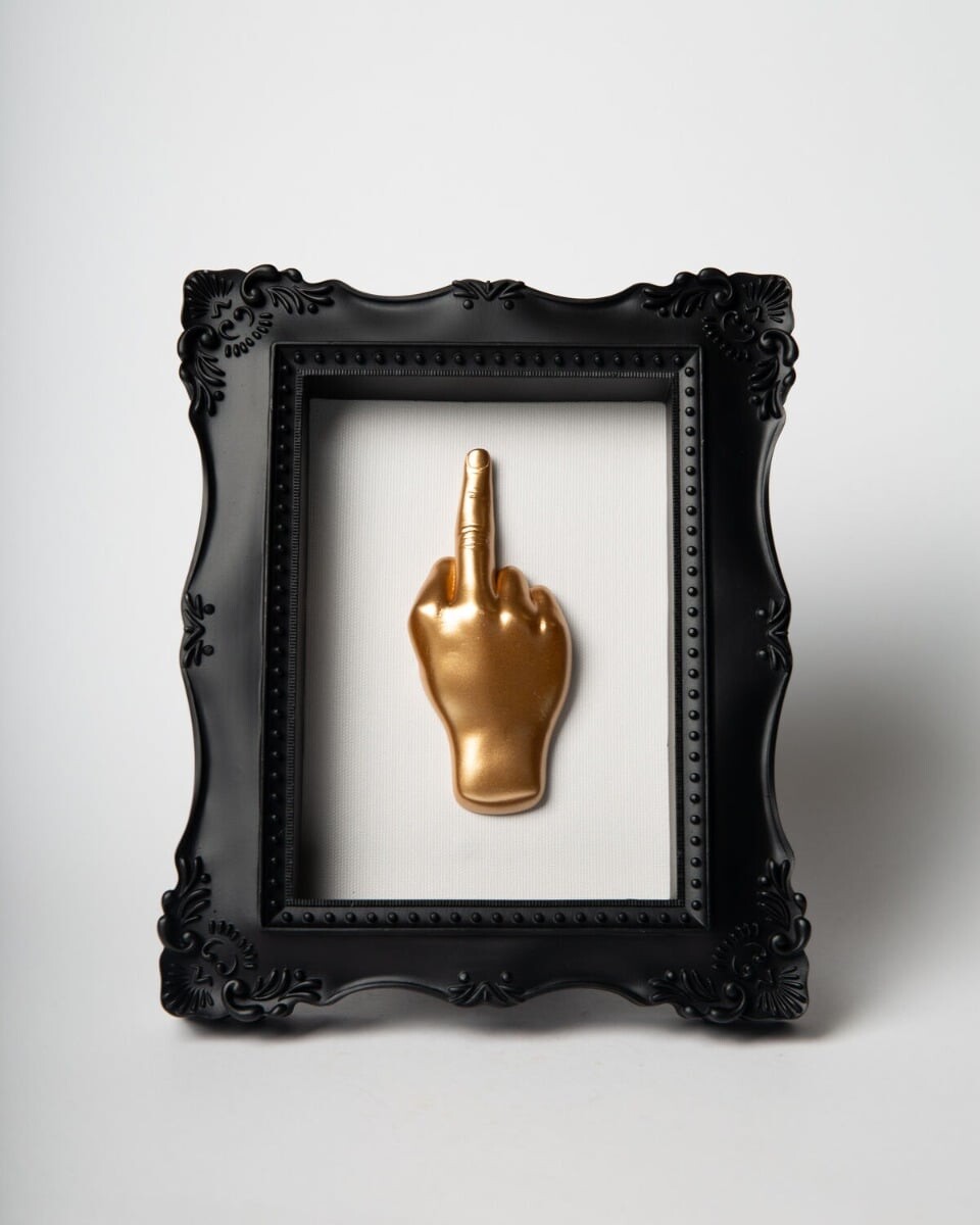 Blogo - Ramme - Sort, Guld