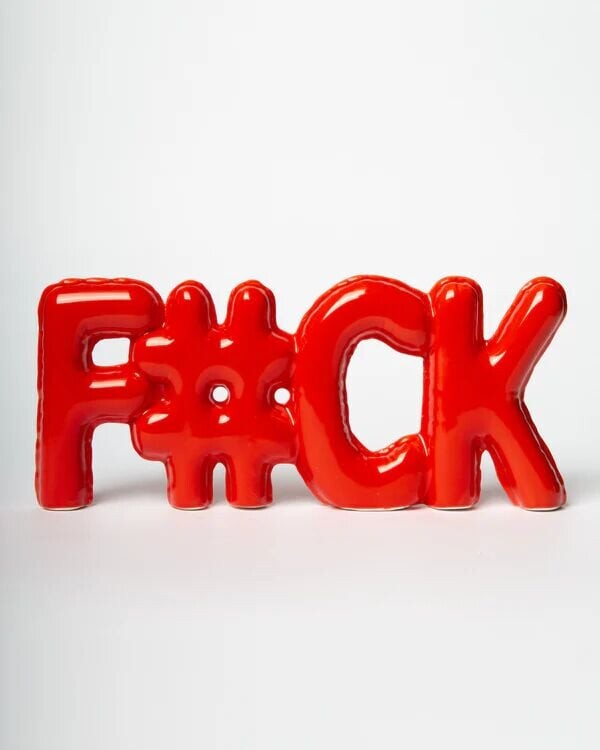 Blogo Smart - Ballon Bogstaver - Fuck - Rød