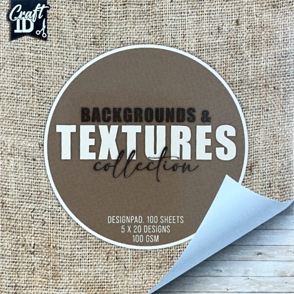 Craft Id - Design Papir Blok - 10x10 Cm - 100 Ark - 100 G