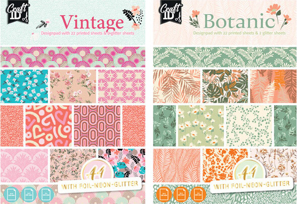 Blok Design A4 250 G - 24 Ark Assorterede