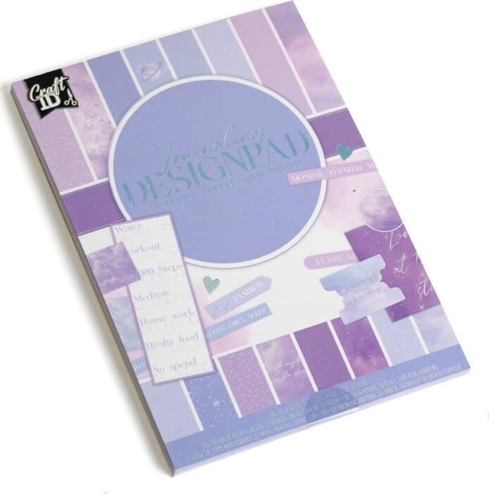 Blok Design A5 24 Ark - Purple