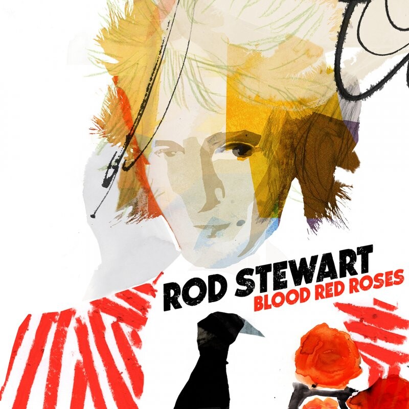 Rod Stewart - Blood Red Roses - Vinyl Lp