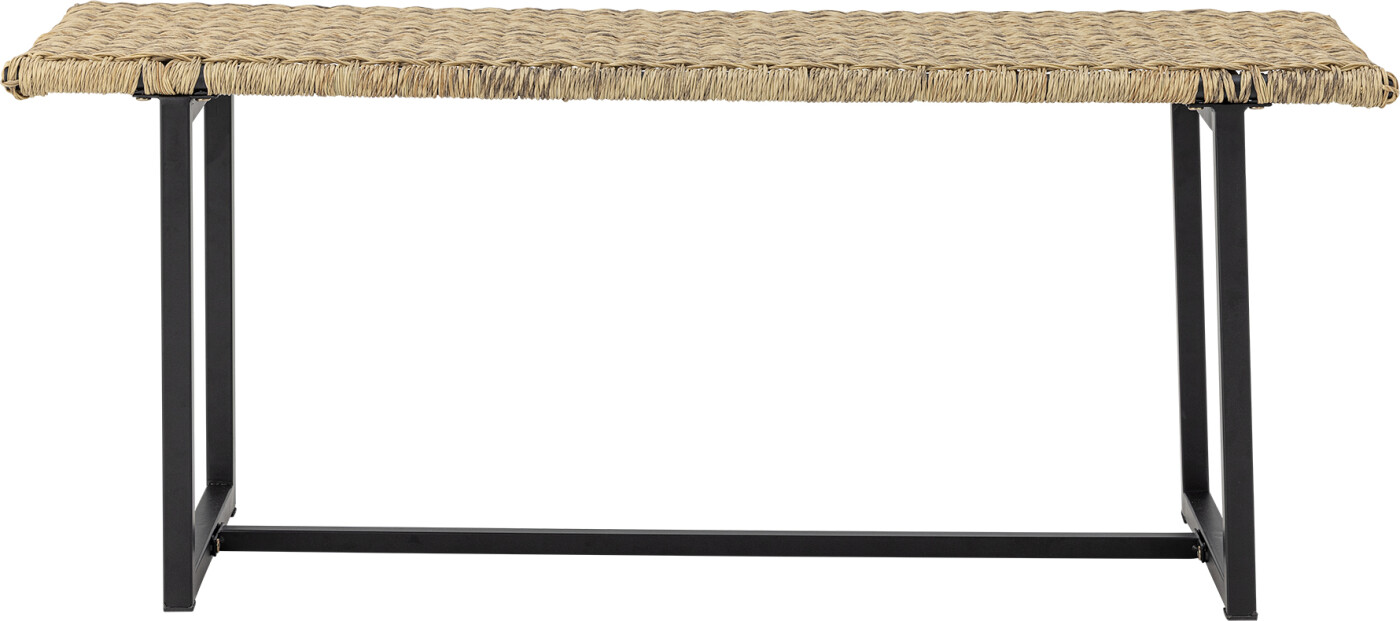 Bloomingville - Adilly Bænk, Natur, Polyrattan, L114xH45xW38 cm