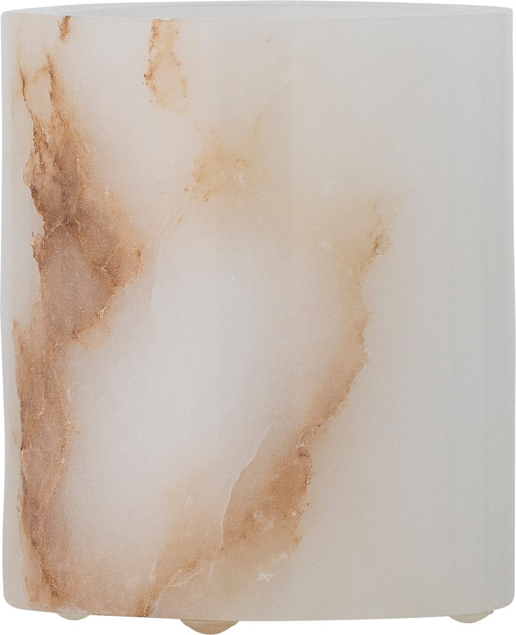 Bloomingville Fyrfadsstage - Annebel - Hvid - Alabast