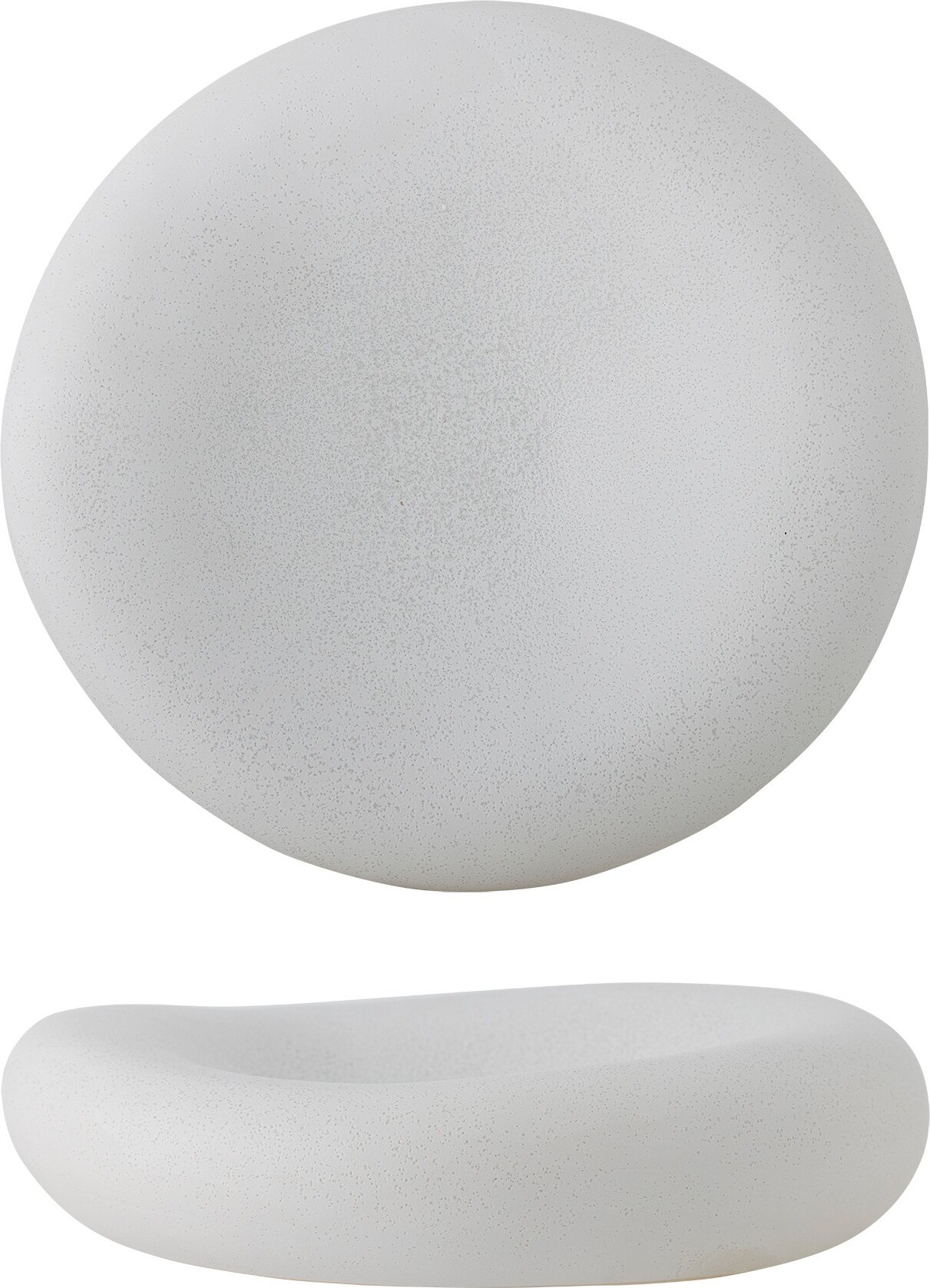 Bloomingville - Audra Skål - Hvid - Stentøj Keramik