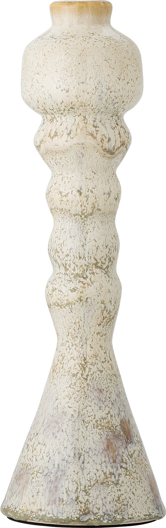 Bloomingville Lysestage - Bancroft - Hvid - Terrakotta - 33 Cm