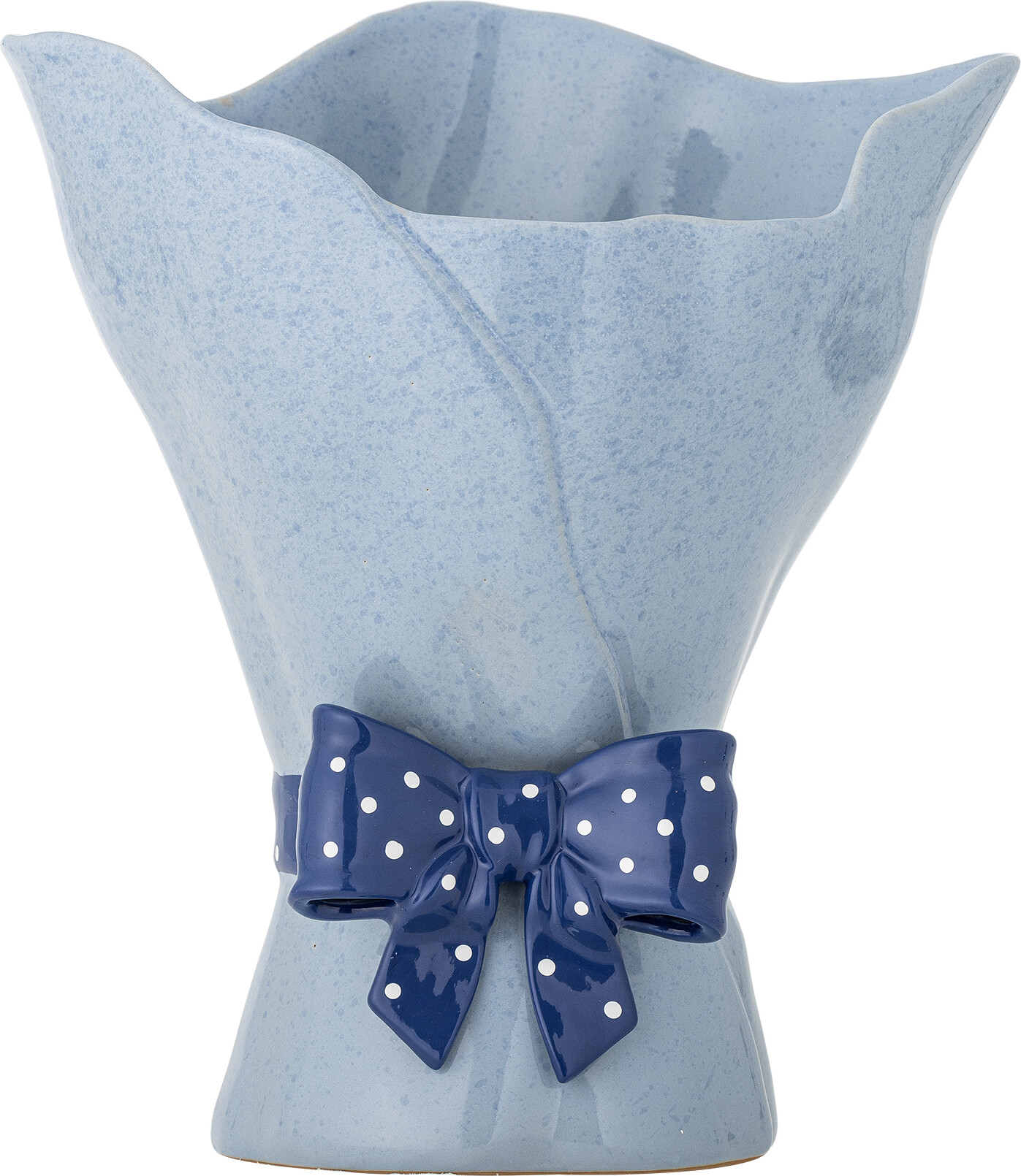 Bloomingville - Belivia Vase - Blå - Stentøj