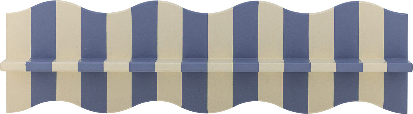 Bloomingville - Bubbi Hylde Til Væg - Multifarvet - Mdf - L 80 Cm