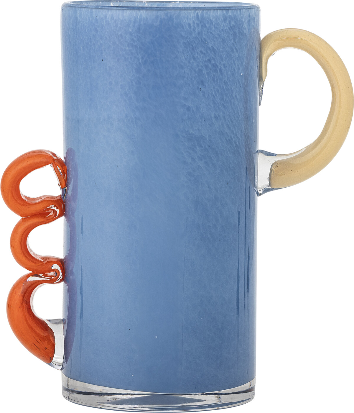 Bloomingville - Carlie Vase - Blå - Glas - 25x12,5 Cm